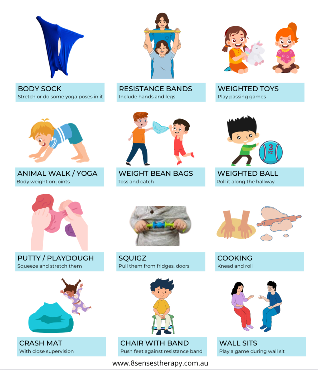 Proprioception - Activities for Your Child